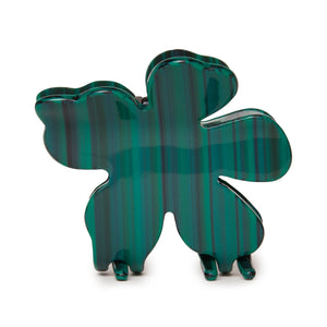 Malachite Lily Claw Clip