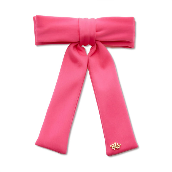 NEOPRENE ANTOINETTE BOW BARRETTE