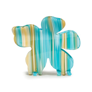 Playa Stripe Lily Claw Clip