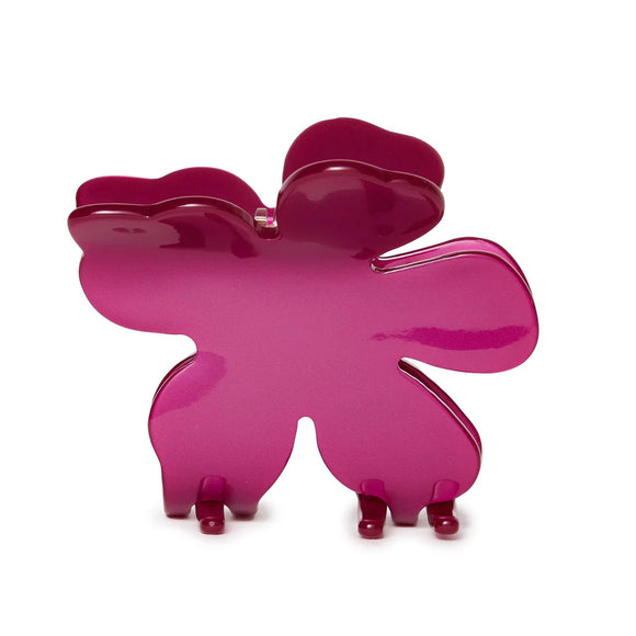 Raspberry Lily Claw Clip