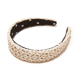 Ivory Raffia Bessette Headband