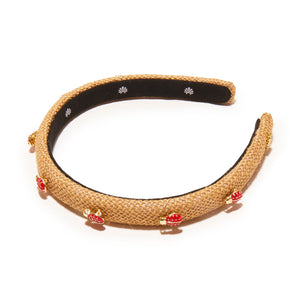 Natural Ladybug GiGi Headband