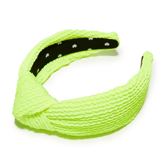 CHARTREUSE SWIMMER KNOTTED HEADBAND