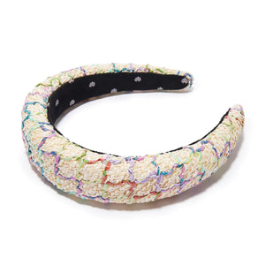 MERMAID RAINBOW RAFFIA ALICE HEADBAND