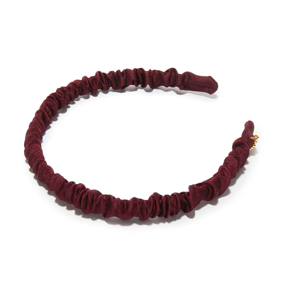 Plum Jessie Silk Headband