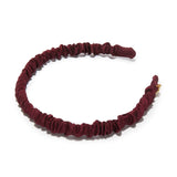 Plum Jessie Silk Headband