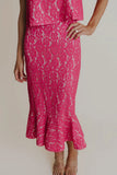 Pink Lace Cece Skirt