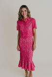Pink Lace Cece Skirt