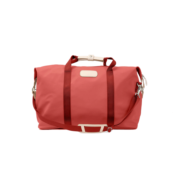 Weekender - Coral Coated Canvas