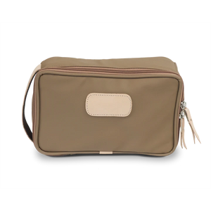 Small Travel Kit - Saddle Coated Canvas