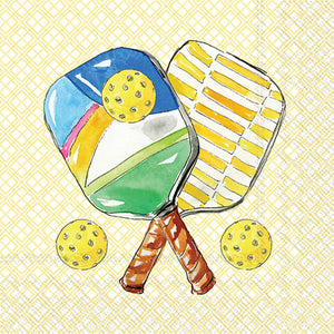 Pickleball Pair Cocktail Napkins