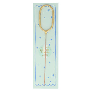Gold Sparkler Number Candle