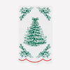 Toile De Jouy Christmas Guest Towels