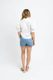 Denim Wrap Skort