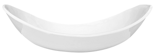 Large Oblong Serving Bowl White
