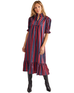 Priestly Dress - Vineyard Stripe