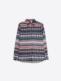 Geometric Lurex Shirt