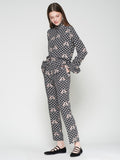 Black Leopard Star Print Shirt