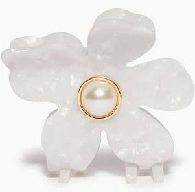 MOTHER OF PEARL LILY CLAW CLIP