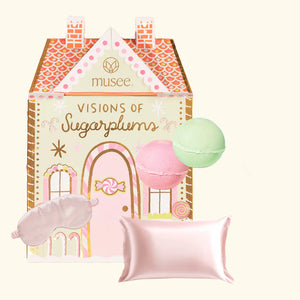 Visions Of Sugarplum Bath Balm, Pillowcase & Eye Mask Set