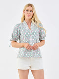 White Brynn Sunshower Flora Top