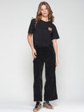 Black Embroidery T-Shirt