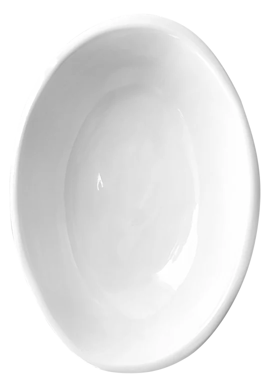Tiny Oval Bowl White