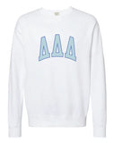 Sorority Varsity Crew in White