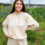 Sorority Twill Mockneck