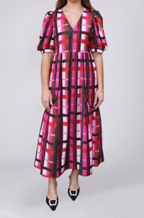 Holiday Plaid Shira Dress