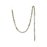 72"L x 1"H Faux Boxwood Garland with Glitter