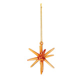 Handmade Glass Star Ornament, Blush Color
