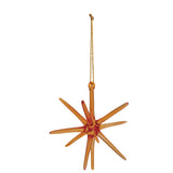 Handmade Glass Star Ornament, Blush Color