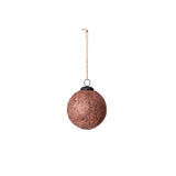Foiled Glass Ball Ornament, Pink