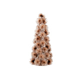 Plastic Tinsel Ball Tree with Glitter & Silver Color Beads
