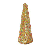 Mercury Glass Tree with Confetti Beads