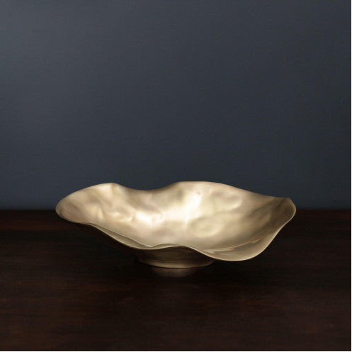 SIERRA Maia Medium Oval Bowl (Gold) - MEDIUM