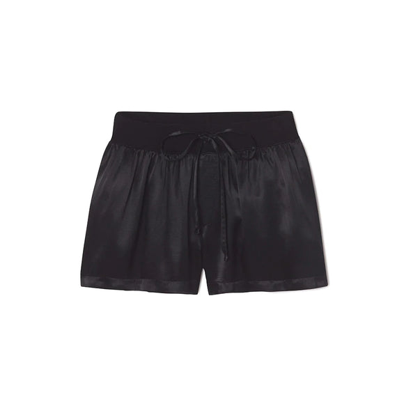 Mikel Satin Boxer - Black