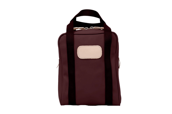 Shag Bag - Burgundy Coated Canvas