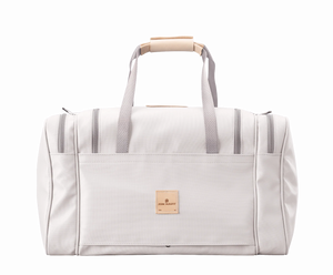 Medium Square Duffel - White Coated Canvas