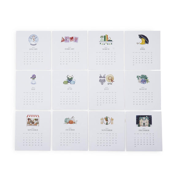 2023 Desk Calendar with Acrylic Stand in Gift Box