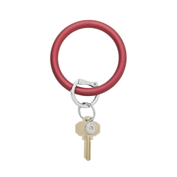 Silicone Big O® Key Ring - Wino Pearlized