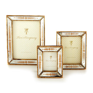 Gold Leaf Photo Frames Asst