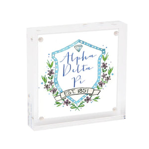 Alpha Delta Pi Motif Print