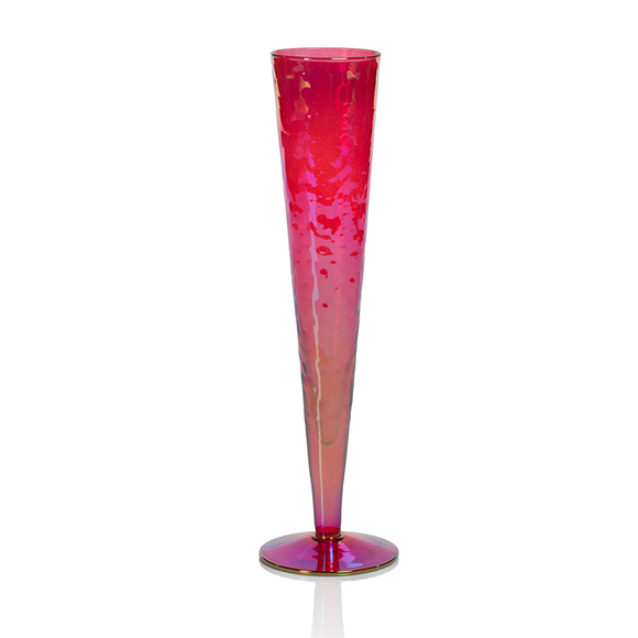 Aperitivo Slim Champagne Flute - Luster Red