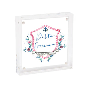 Delta Gamma Motif Print