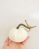 4" Velvet Pumpkin