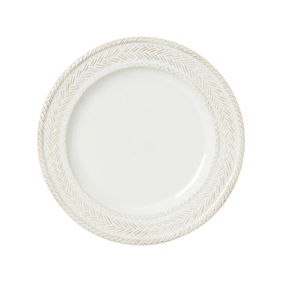 Le Panier Dessert/Salad Plate - Whitewash