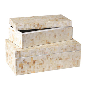 Lamina Covered Boxes