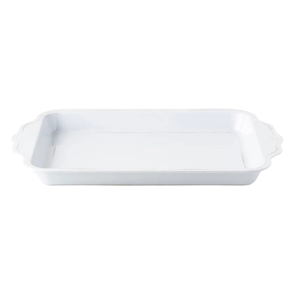 Berry & Thread Melamine Tray 24 in. - Whitewash